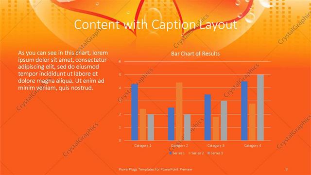 Content with Caption presentation slide layout