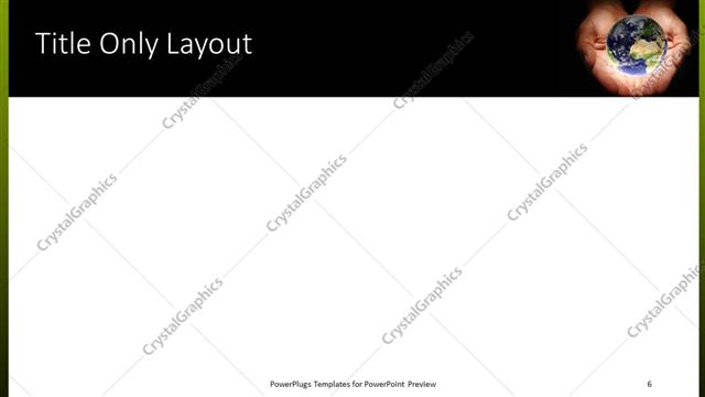 Title Only presentation slide layout