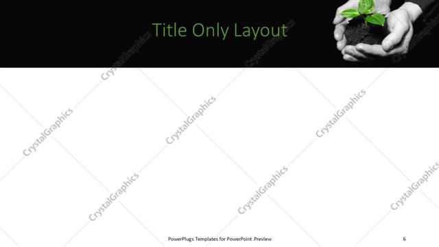 Title Only presentation slide layout