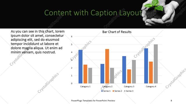 Content with Caption presentation slide layout