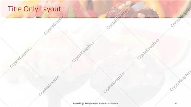 Title Only presentation slide layout