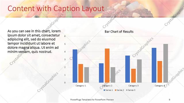Content with Caption presentation slide layout