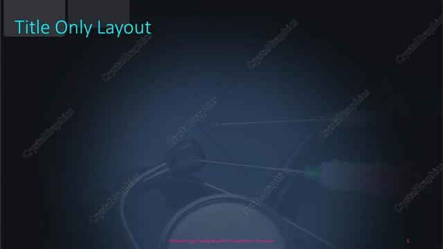 Title Only presentation slide layout