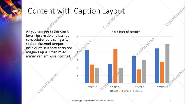 Content with Caption presentation slide layout
