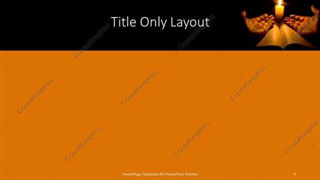 Title Only presentation slide layout