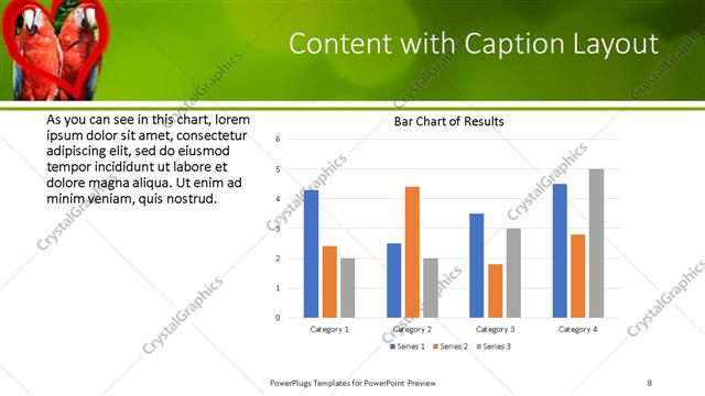 Content with Caption presentation slide layout