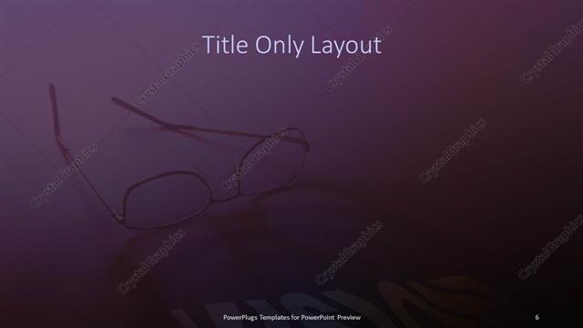 Title Only presentation slide layout