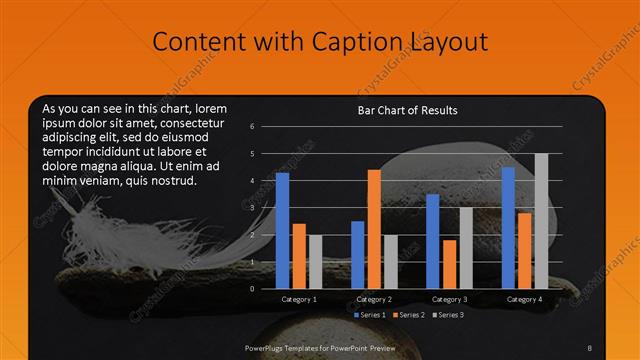 Content with Caption presentation slide layout