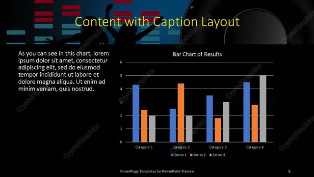 Content with Caption presentation slide layout