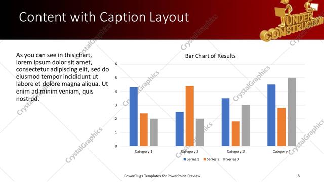 Content with Caption presentation slide layout