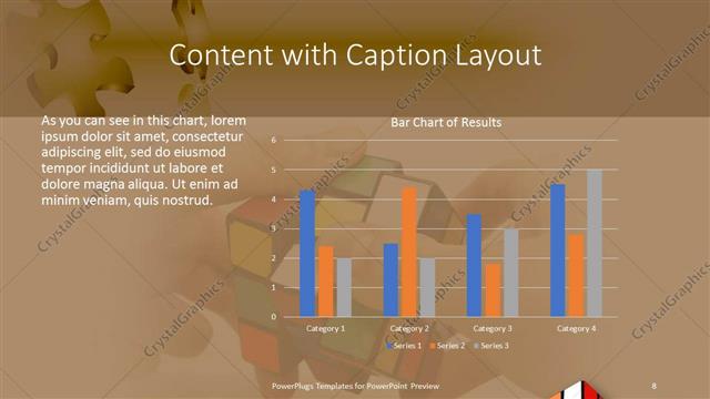 Content with Caption presentation slide layout