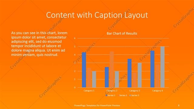 Content with Caption presentation slide layout