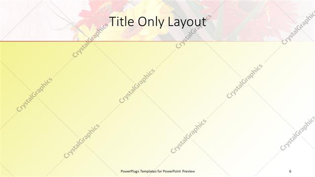 Title Only presentation slide layout