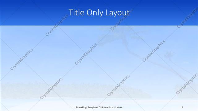 Title Only presentation slide layout
