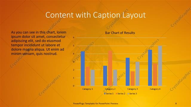 Content with Caption presentation slide layout