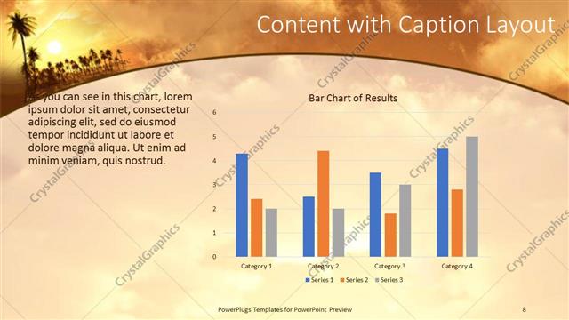Content with Caption presentation slide layout