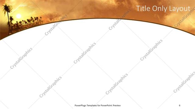 Title Only presentation slide layout