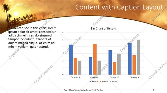 Content with Caption presentation slide layout
