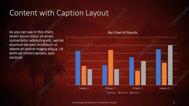 Content with Caption presentation slide layout