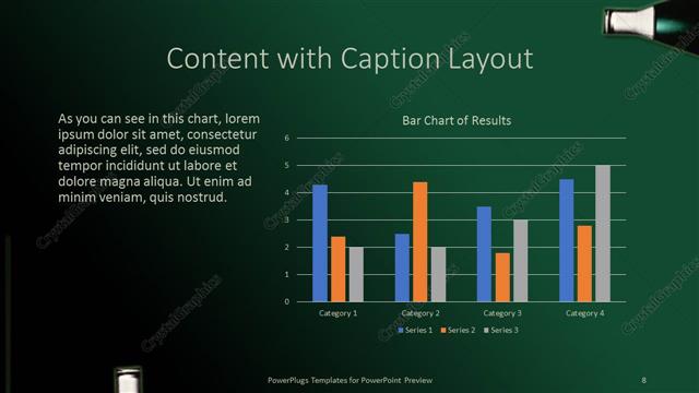 Content with Caption presentation slide layout