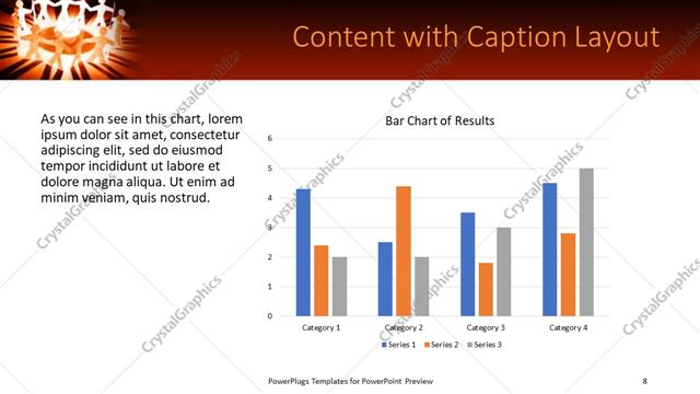 Content with Caption presentation slide layout