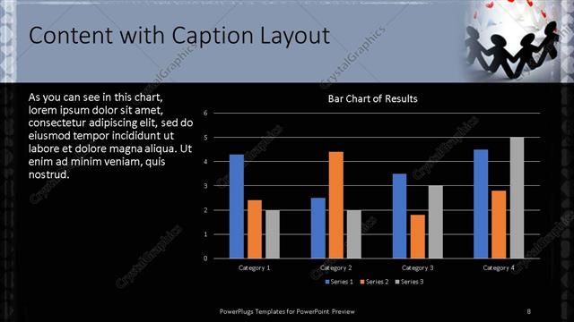 Content with Caption presentation slide layout