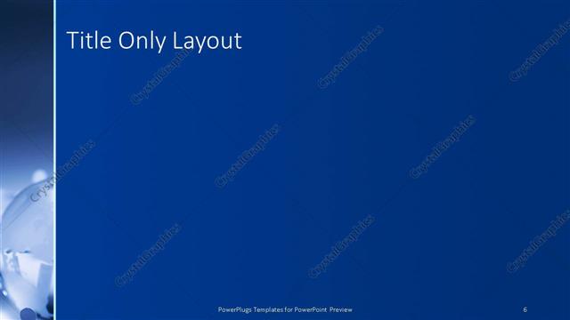 Title Only presentation slide layout