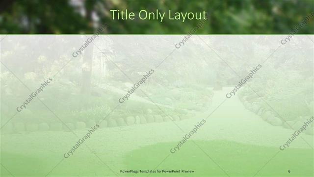 Title Only presentation slide layout