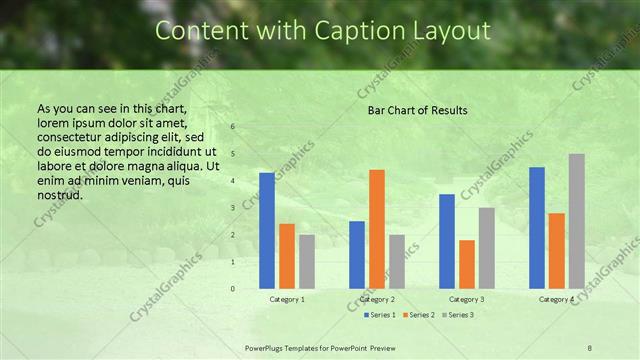 Content with Caption presentation slide layout