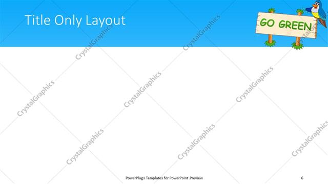 Title Only presentation slide layout