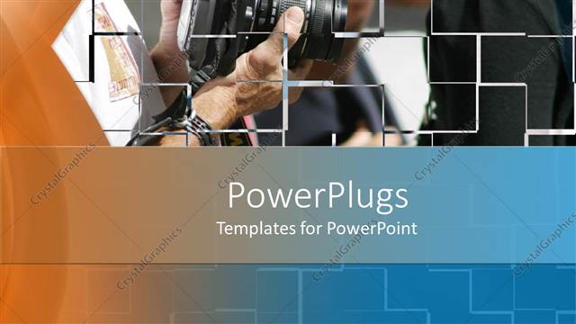  Presentation with black people - Partial view of people and one holding a black camera