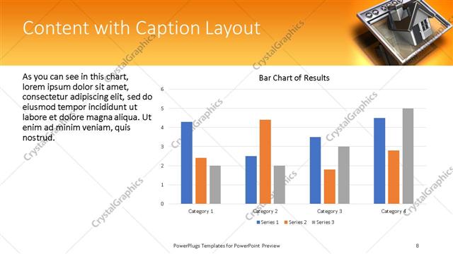 Content with Caption presentation slide layout