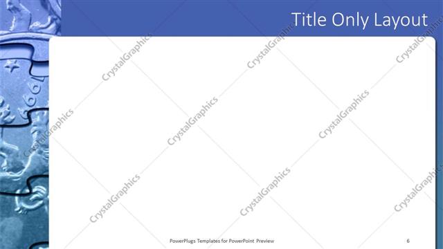 Title Only presentation slide layout