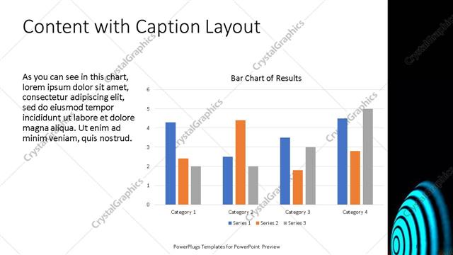 Content with Caption presentation slide layout
