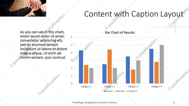 Content with Caption presentation slide layout