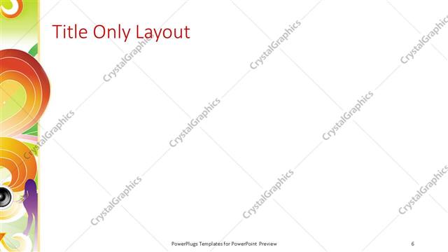 Title Only presentation slide layout