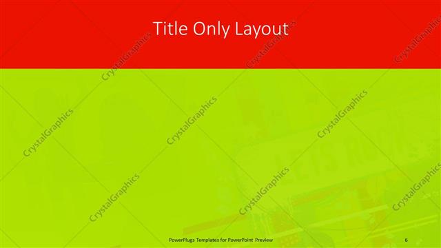 Title Only presentation slide layout