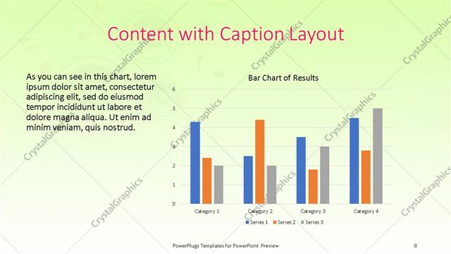 Content with Caption presentation slide layout