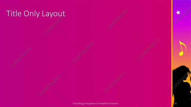 Title Only presentation slide layout