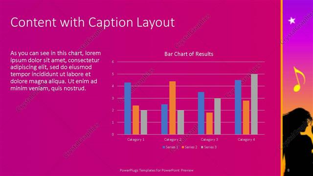 Content with Caption presentation slide layout