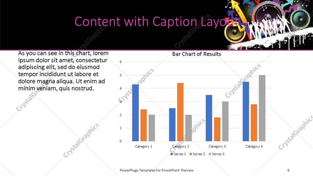 Content with Caption presentation slide layout