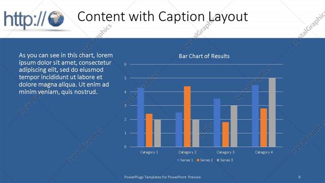 Content with Caption presentation slide layout