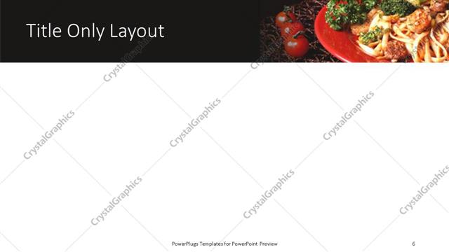 Title Only presentation slide layout