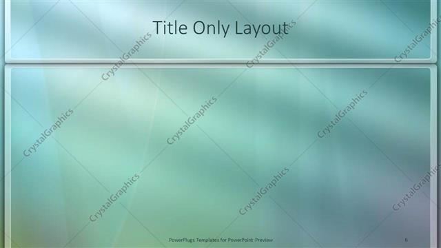 Title Only presentation slide layout