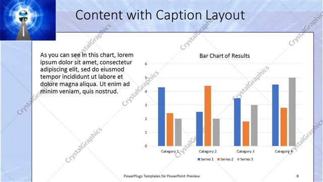 Content with Caption presentation slide layout