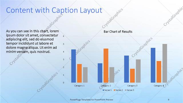 Content with Caption presentation slide layout