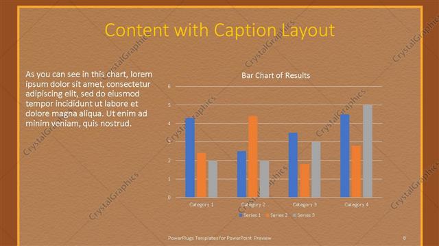 Content with Caption presentation slide layout