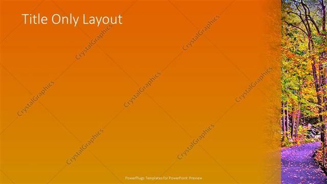 Title Only presentation slide layout