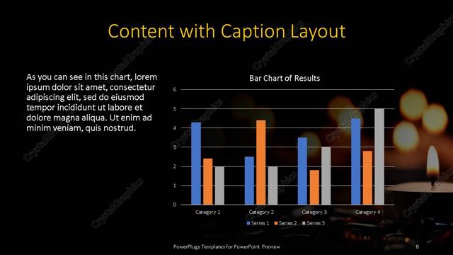 Content with Caption presentation slide layout