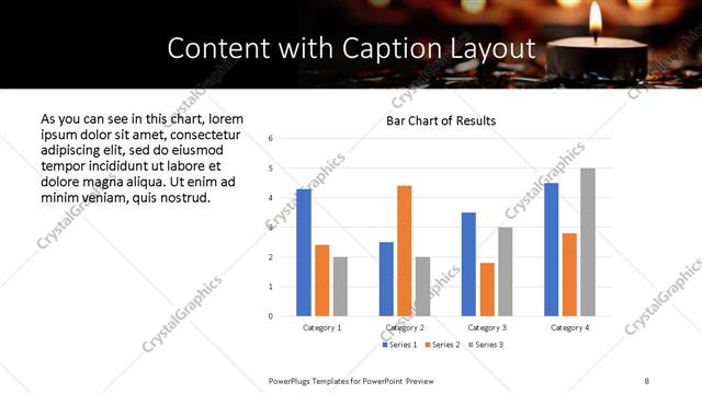 Content with Caption presentation slide layout